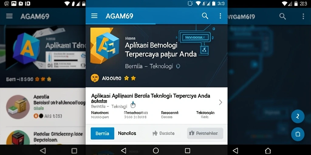 Screenshot antarmuka AGAM69 dengan berita teknologi terkini.