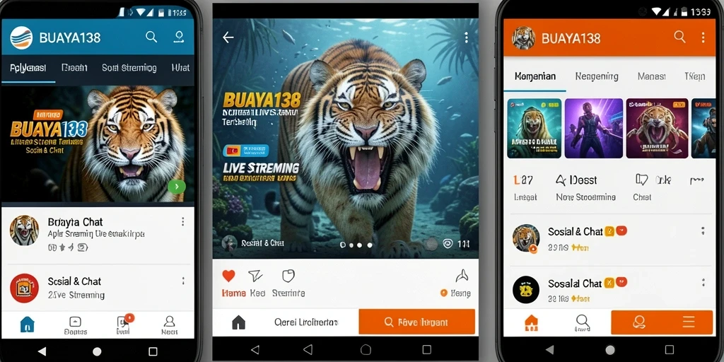 Antarmuka pengguna BUAYA138 saat live streaming yang menarik.