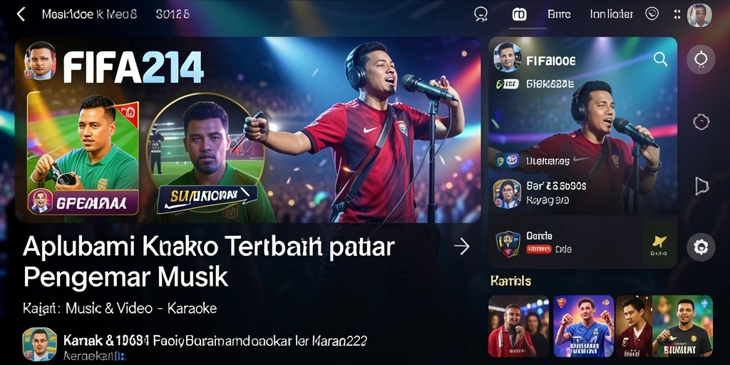 Antarmuka aplikasi FIFA234 yang menarik dan mudah digunakan.