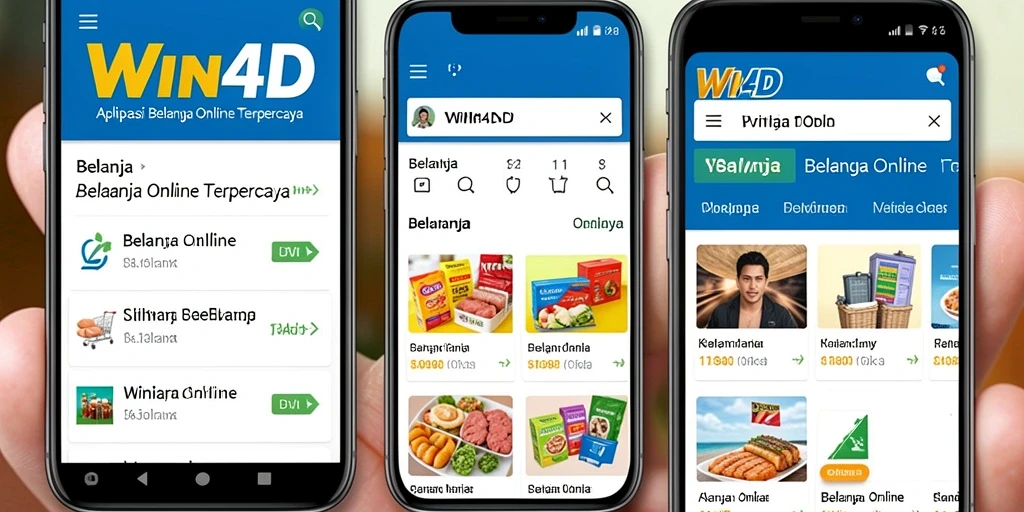 Antarmuka pengguna aplikasi WIN4D yang intuitif dan mudah digunakan.